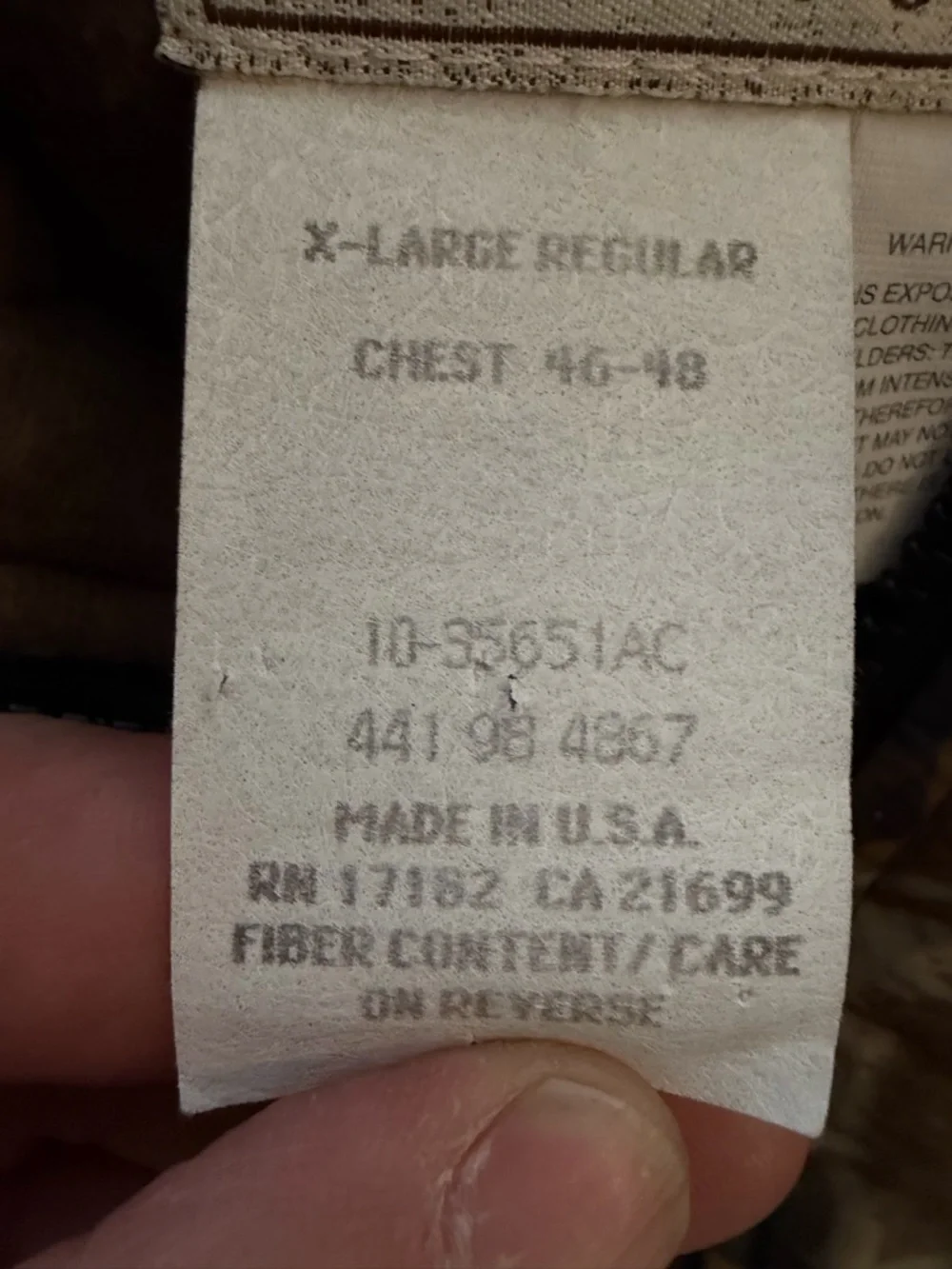 Walls Outdoors Camo Bomber Jacket XL USA Made Insulated Hunting RealTree Style - Picture 5 of 8